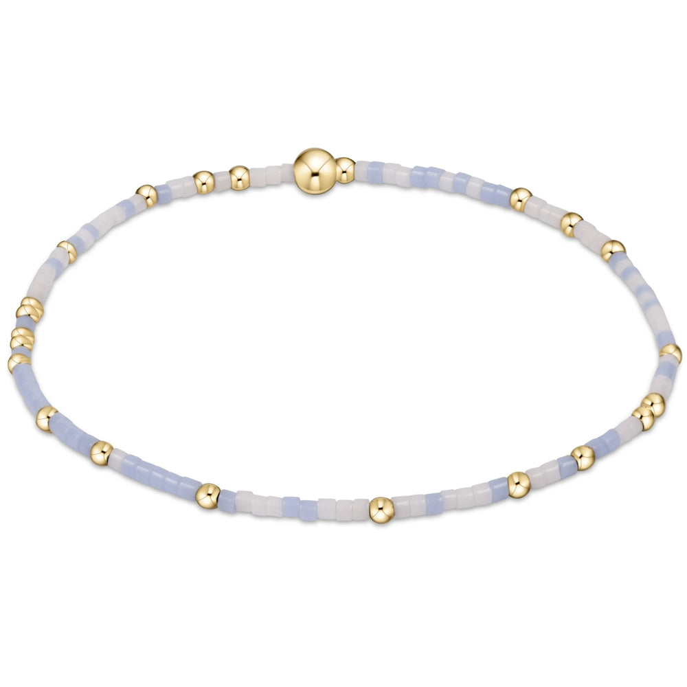 Enewton | Gameday Hope Unwritten Bracelet- Light Blue & White