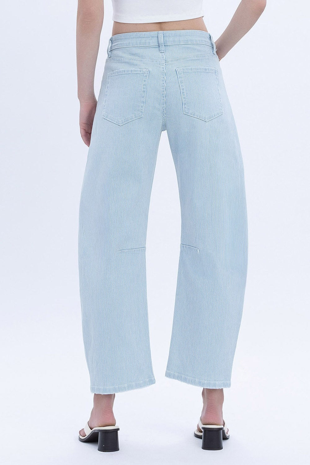 Vervet | Super High Rise Barrel Leg Jean
