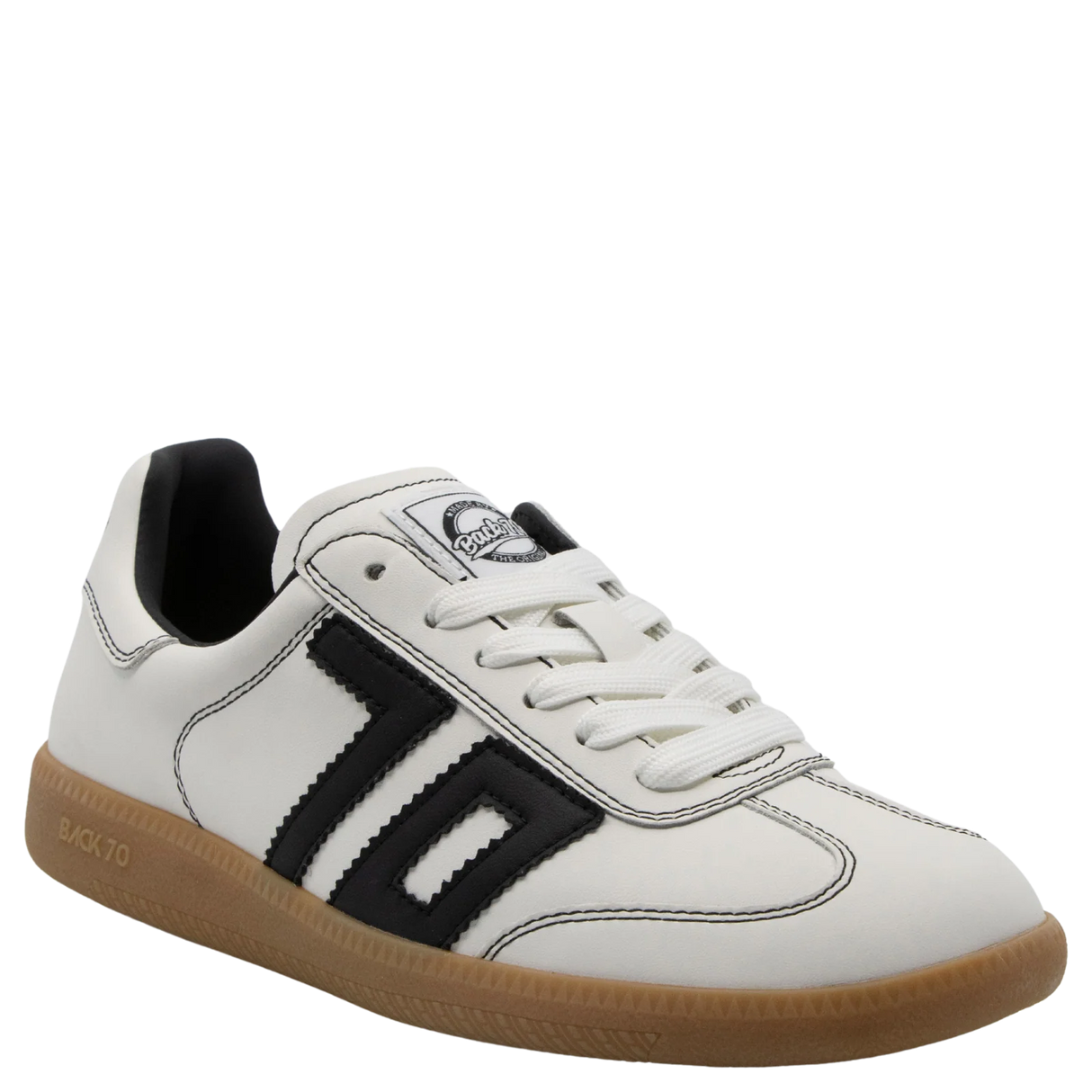 Back 70 | Shelly Sneakers in White Black