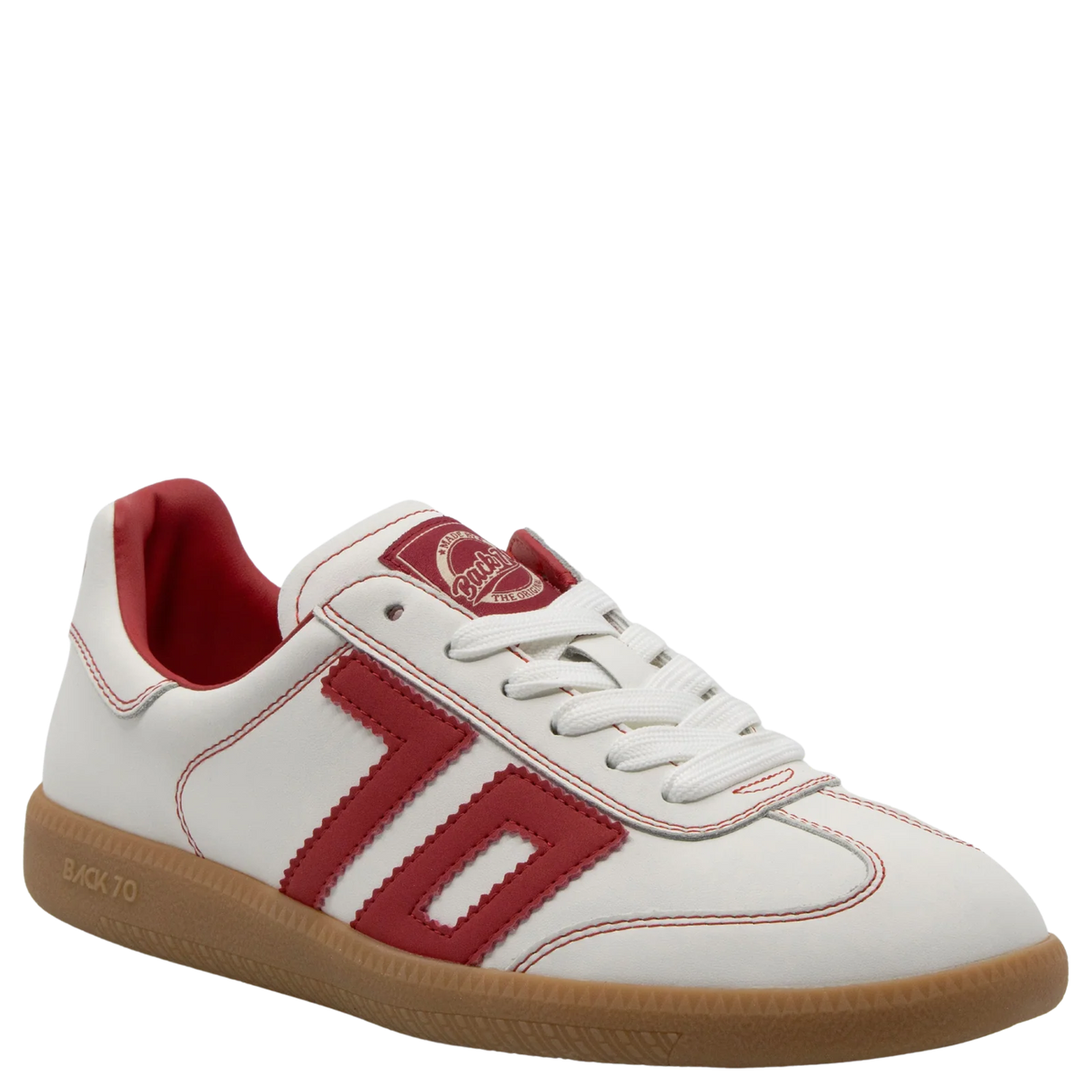Back 70 | Shelly Sneakers in White Red
