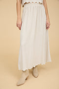The Scallop and Sway Midi Skirt