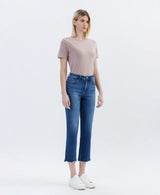 Vervet | Victoria High Rise Crop Straight Jeans