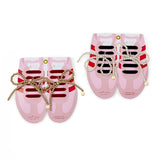 SneakHer Chic Velvet Laces and Bow Charms