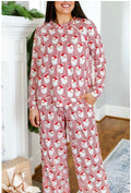 Mary Square | Women's Annie Pants Set- Santa Baby Red