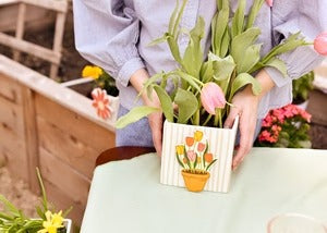 Happy Everything! | Pot Of Tulips Mini Attachment