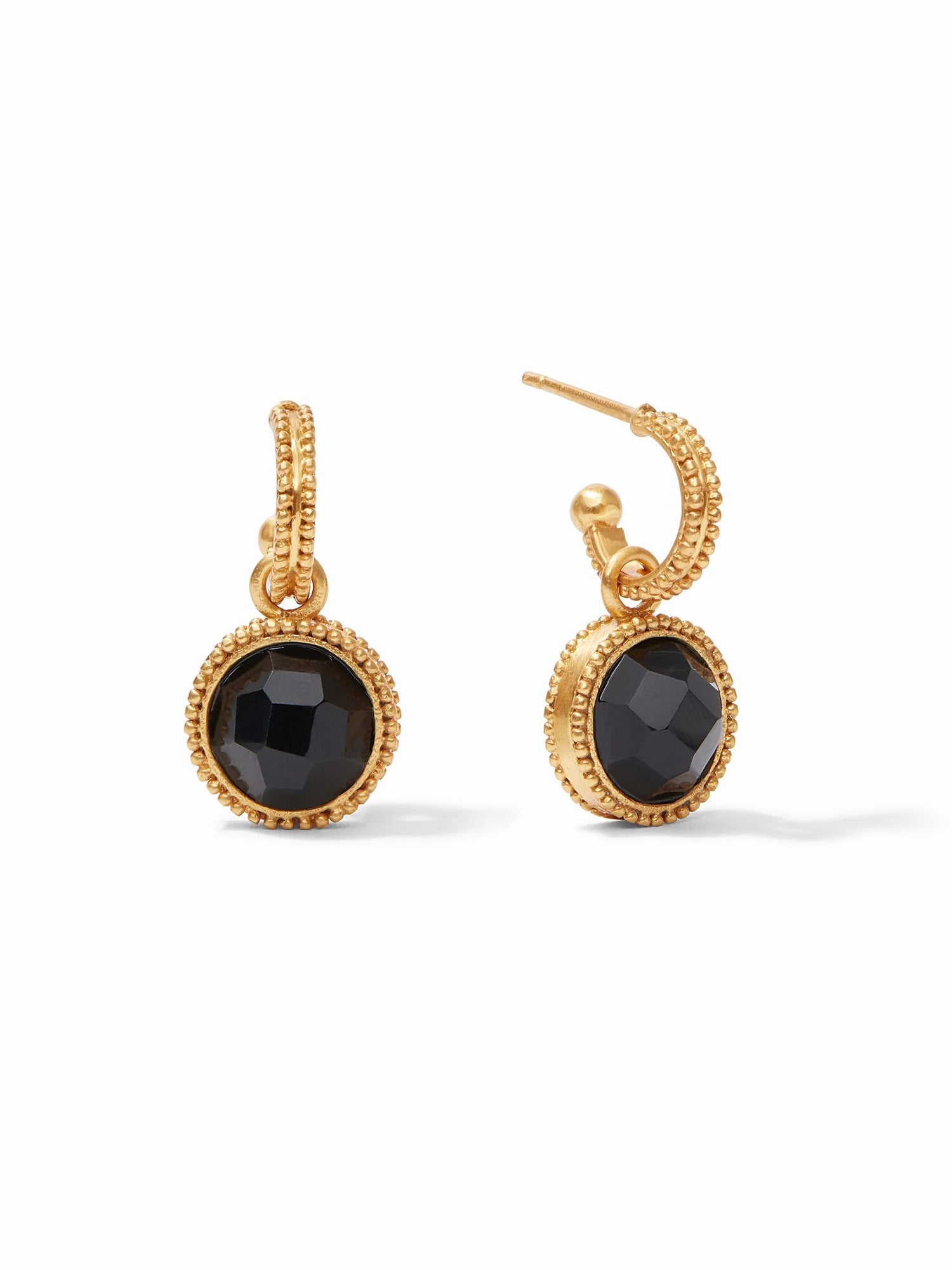 Julie Vos | Fleur-de-Lis Hoop & Charm Earring