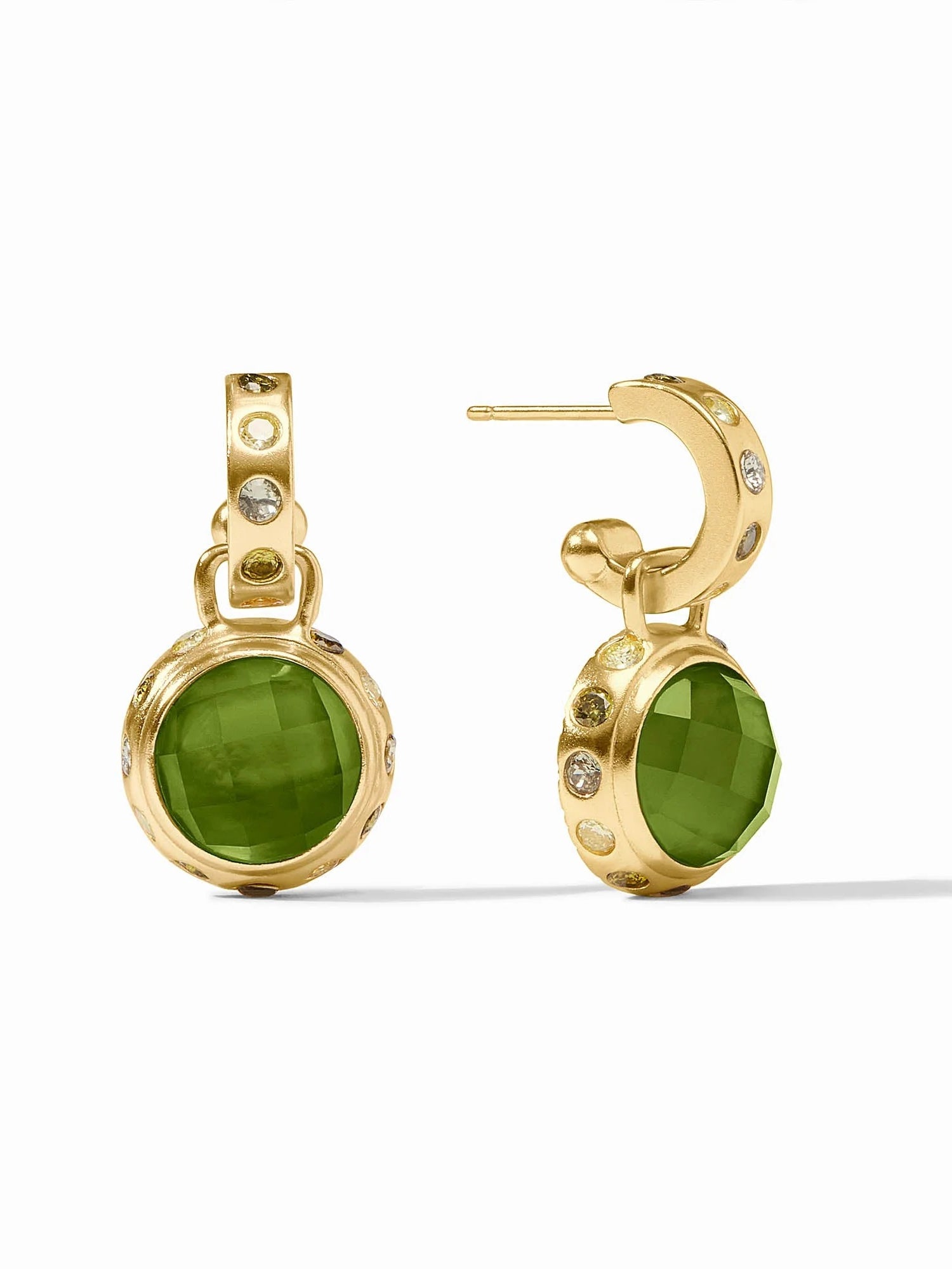 Julie Vos | Rainbow Hoop & Charm Earring