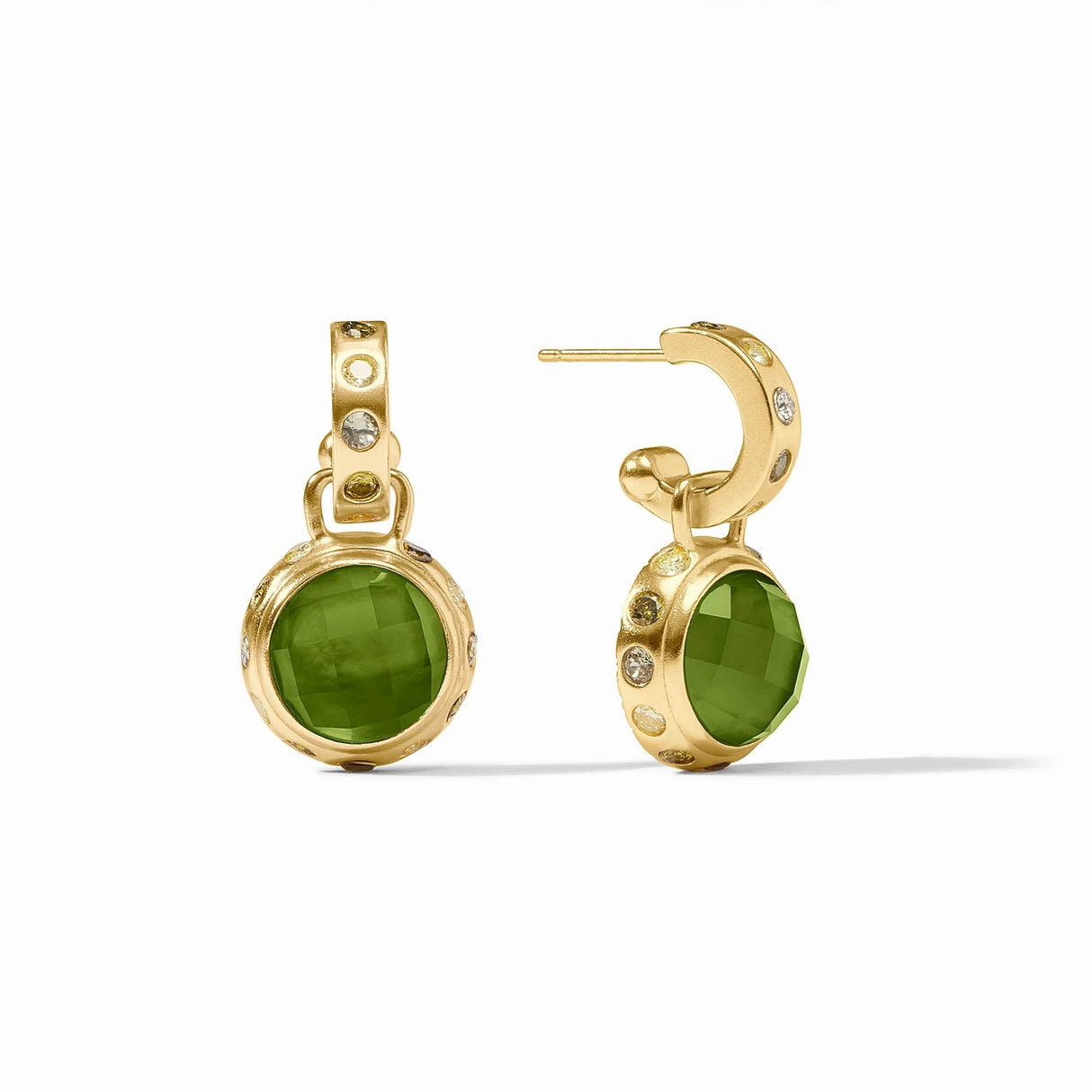 Julie Vos | Rainbow Hoop & Charm Earring