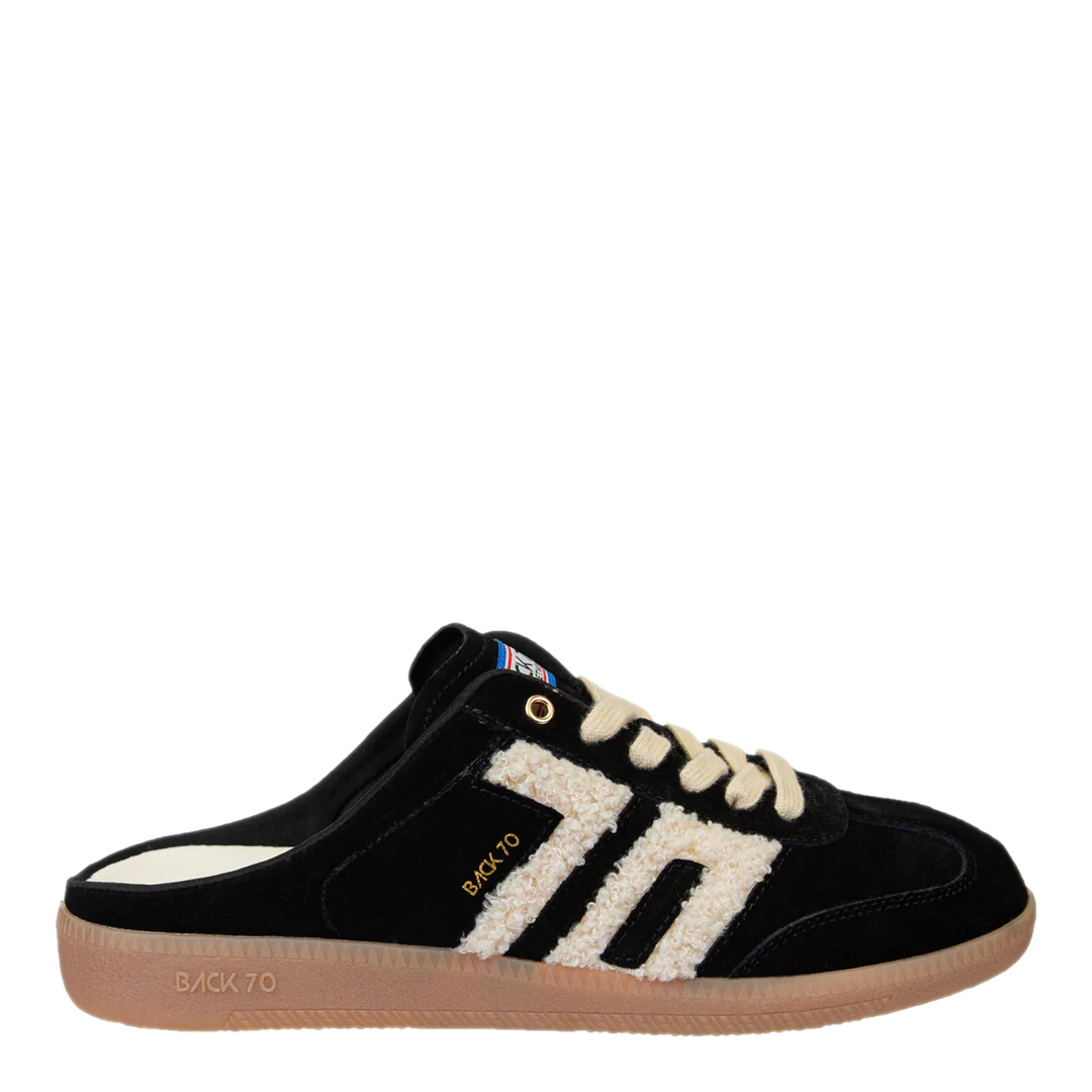 Back 70 | Easter Backless Sneakers in Black