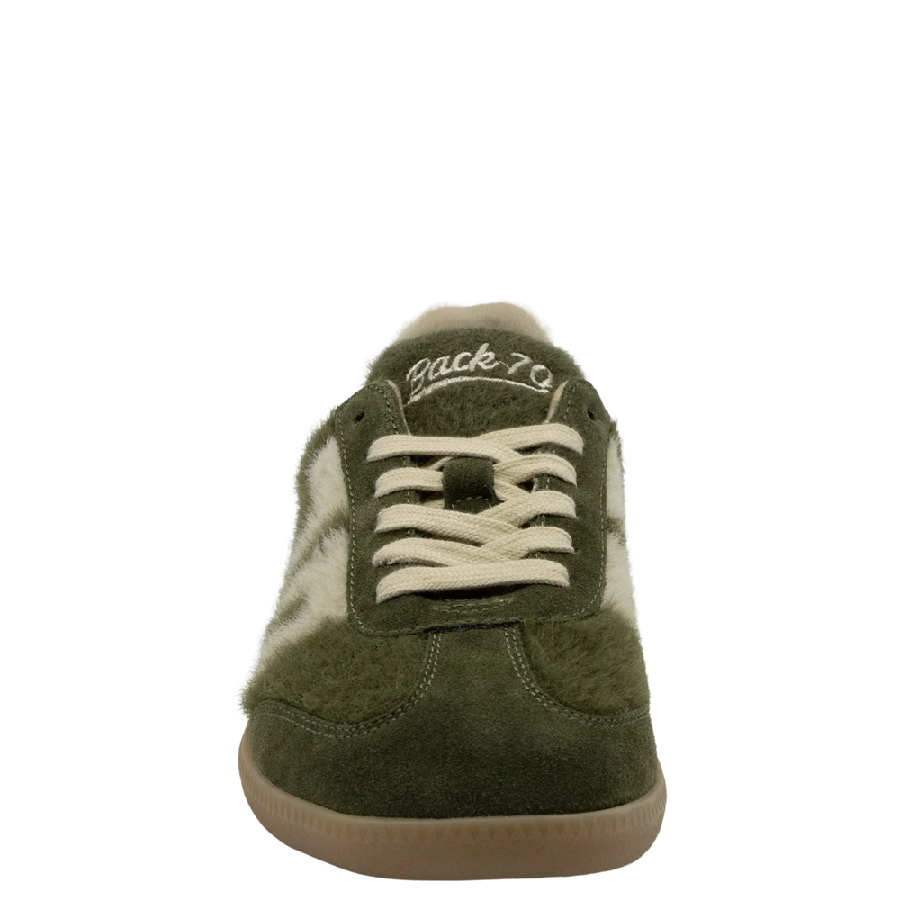 Back 70 | Mohair Sneakers in Forest Beige