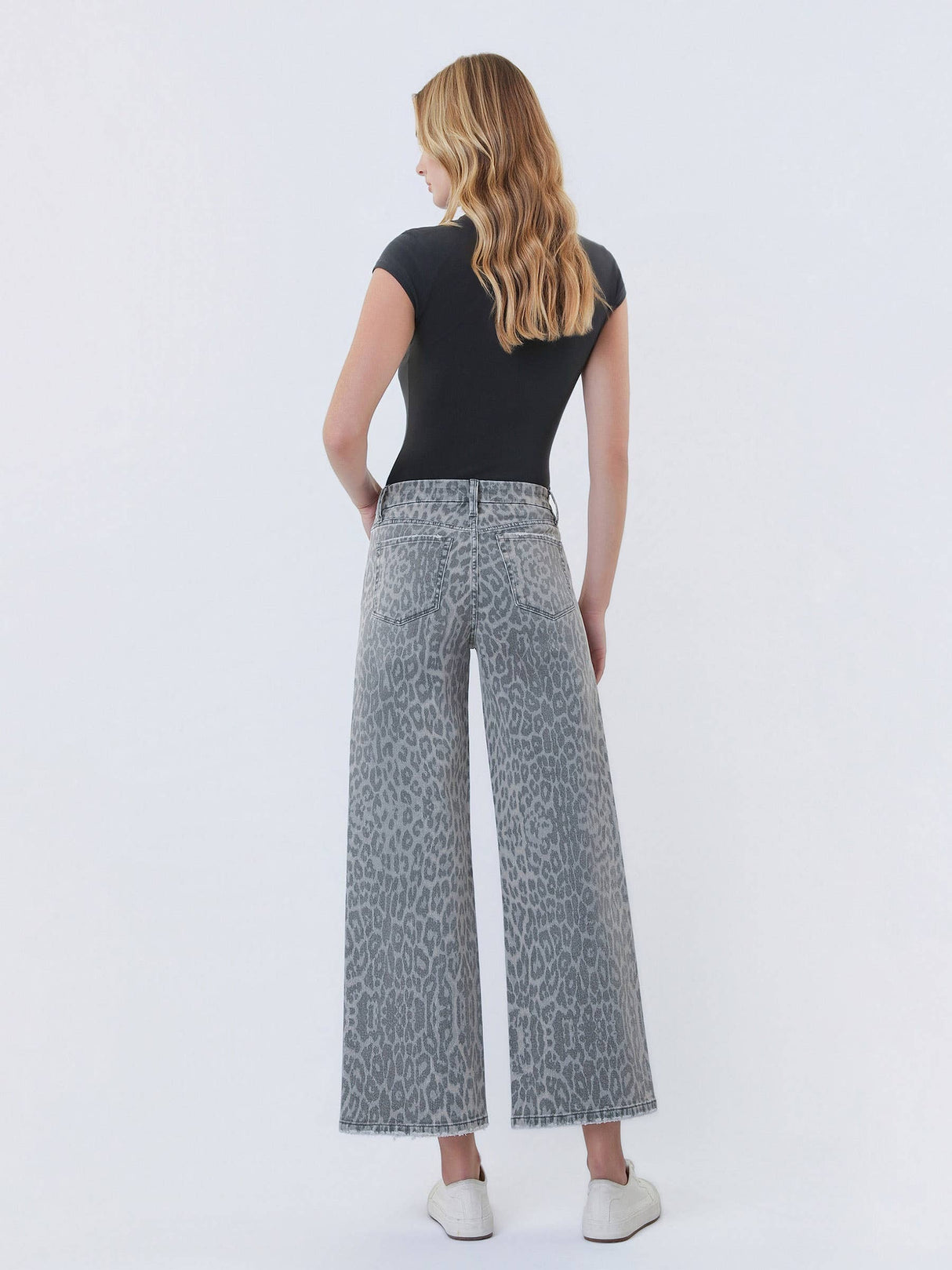 Vervet | Olivia High Rise Crop Wide Leg Jeans