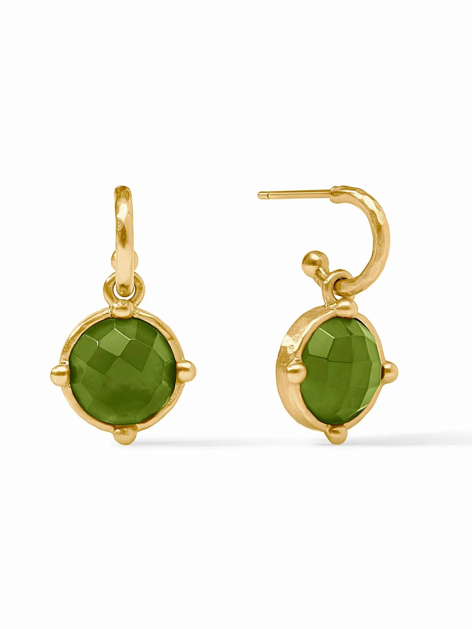 Julie Vos | Honeybee Hoop & Charm Earring- Gold