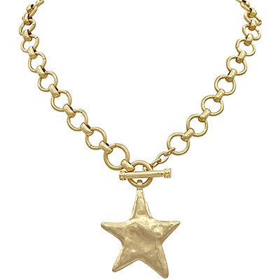 Madison's Exclusive | Chunky Star Chain Necklace