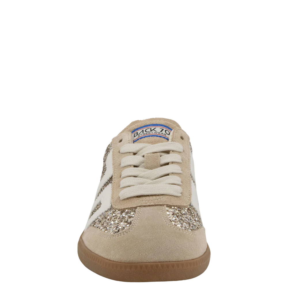 Back70 | EASTER in GLITTER GOLD Backless Sneakers