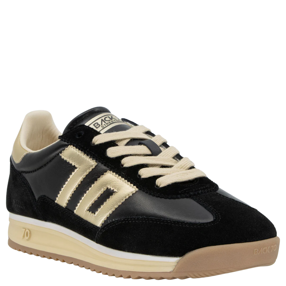 Back 70 | Jogger N Sneakers in Black Gold