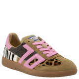 Back 70 | Squid Sneakers in Leopard Zebra Fuxia