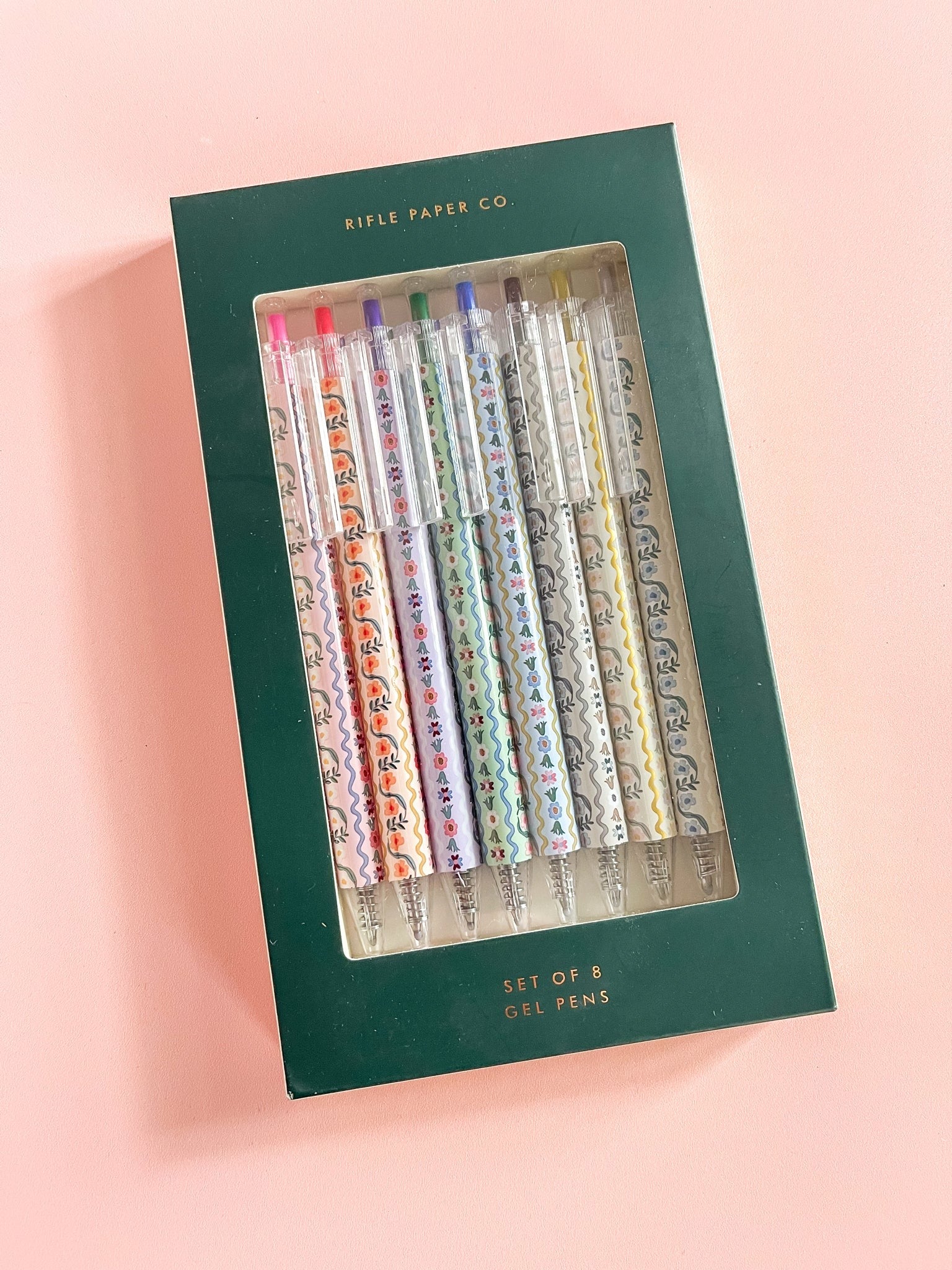 Rifle Paper Co. | Delphine Gel Pen Set of 8