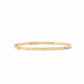 Julie Vos | Crescent Stone Bangle Gold