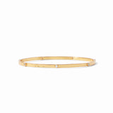 Julie Vos | Crescent Stone Bangle Gold