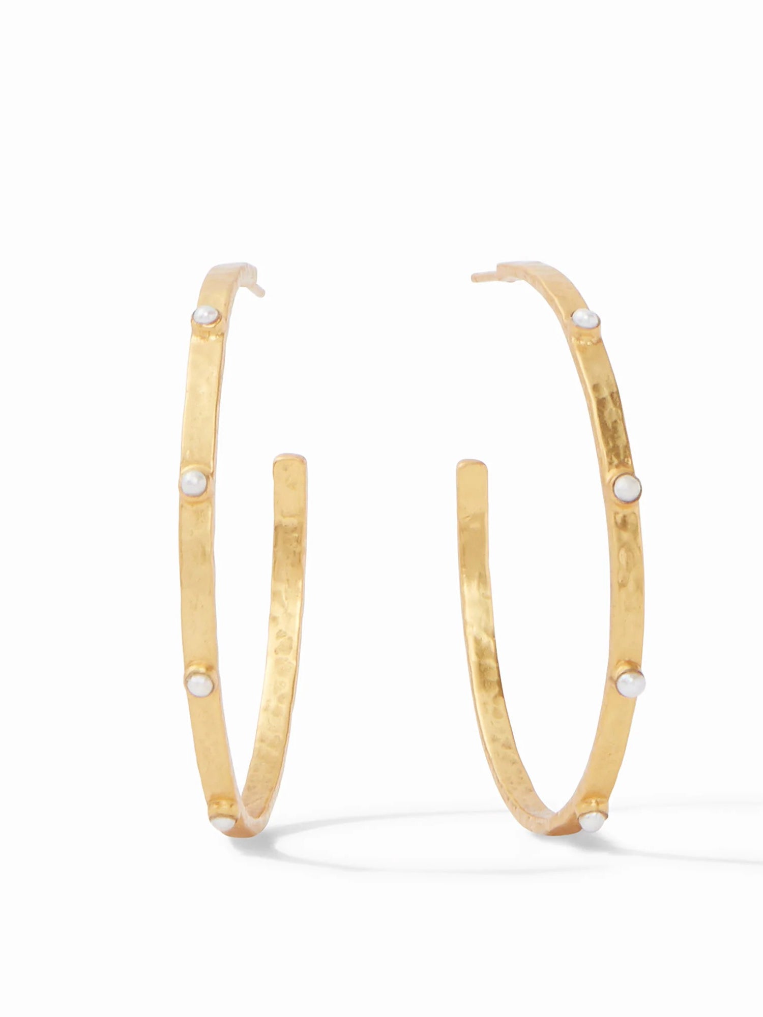 Julie Vos | Crescent Stone Hoop