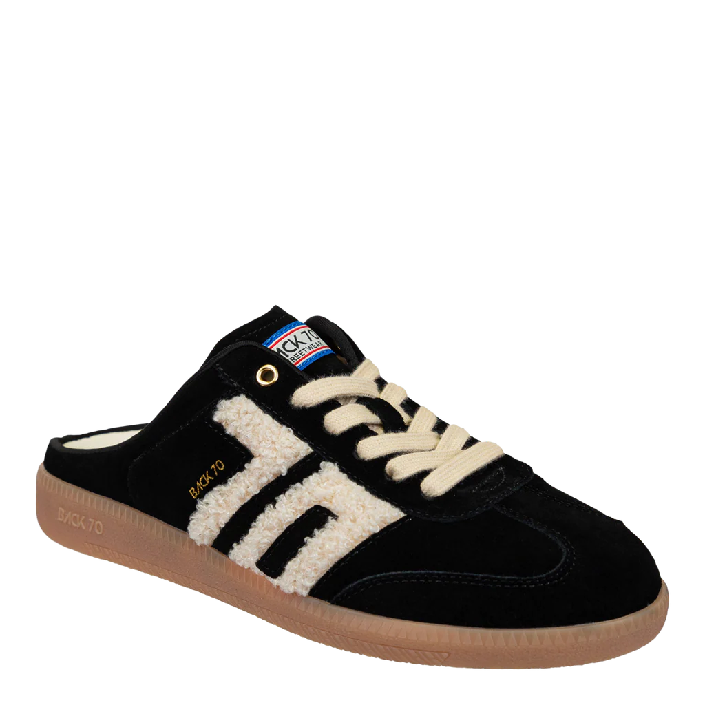 Back 70 | Easter Backless Sneakers in Black