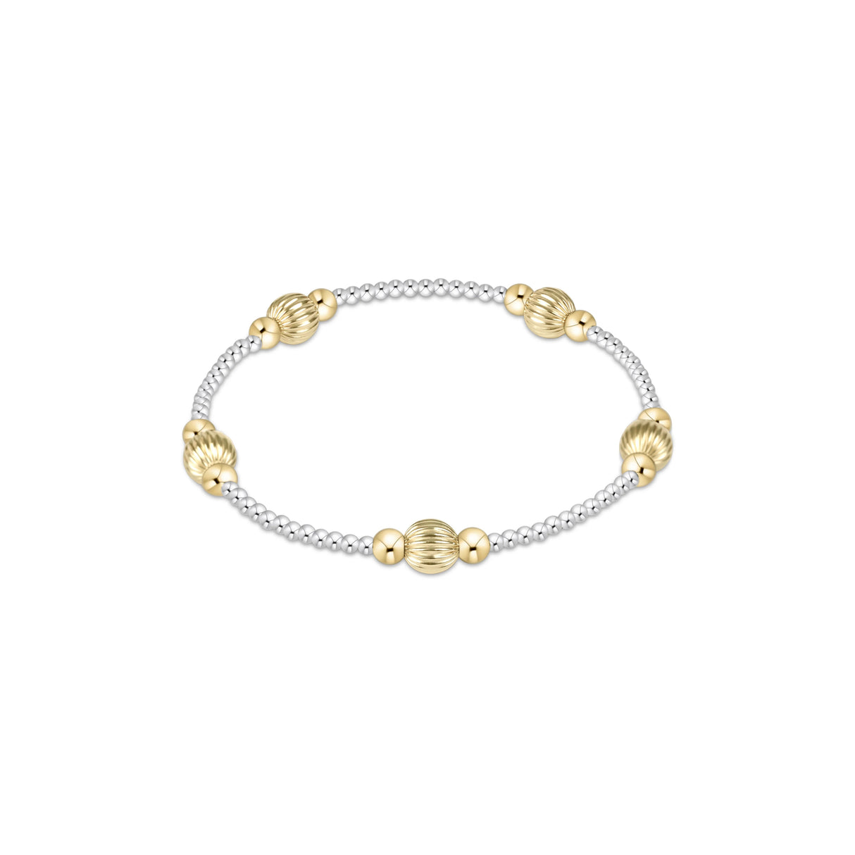 Enewton | Purpose Dignity 6mm Bead Bracelet- Mixed Metal