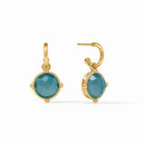 Julie Vos | Honeybee Hoop & Charm Earring- Gold