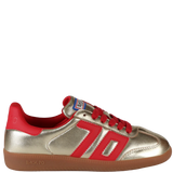 Back 70 | Cloud NM Sneakers in Gold Red