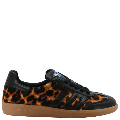 Back 70 | Cloud P Sneakers in Leopard Black