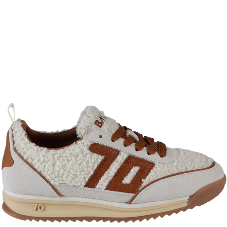 Back 70 | Jogger FT Sneakers in Milk Ice Cuoio
