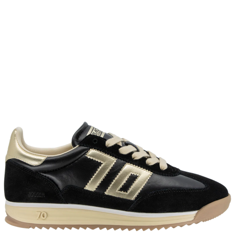 Back 70 | Jogger N Sneakers in Black Gold