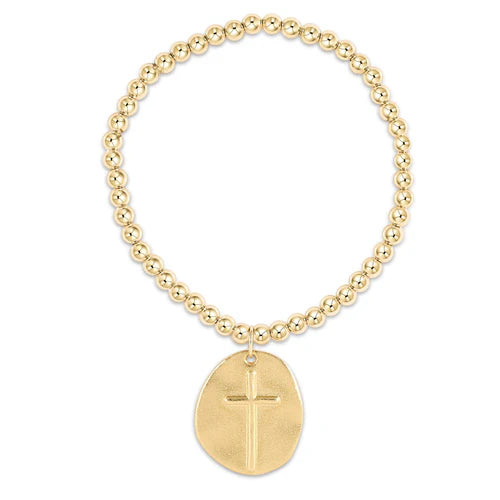 Enewton | Classic Gold 4mm Bracelet - Inspire Gold Disc