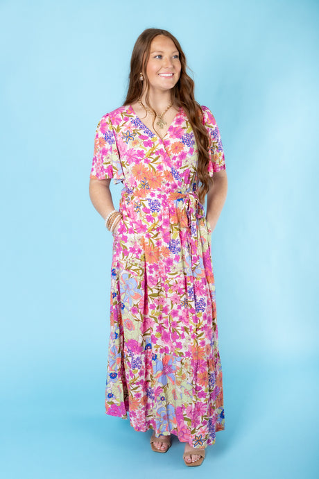 Isabella Floral Maxi Dress
