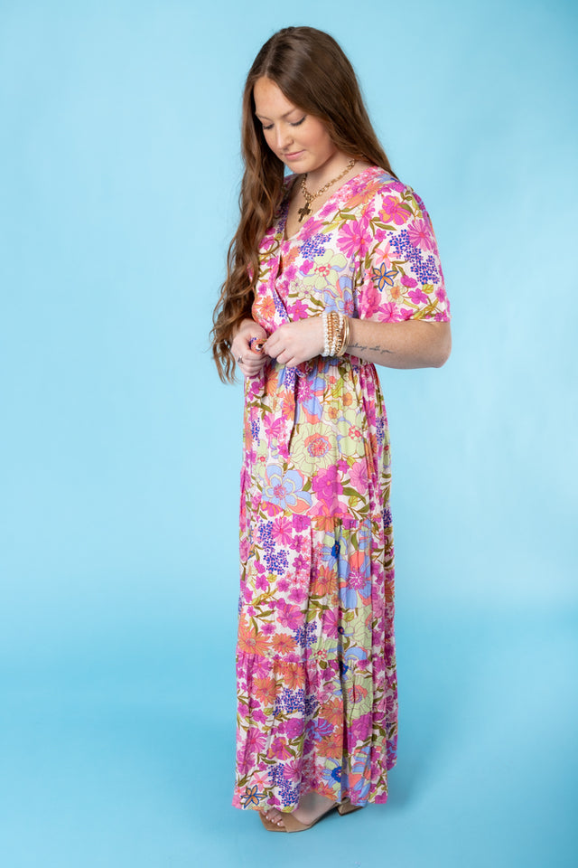 Isabella Floral Maxi Dress