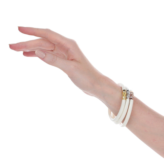 BudhaGirl | Three Kings All Weather Bangles (AWB®) - Ivory