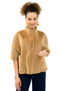Ivy Jane | Faux Fur Capelet in Camel