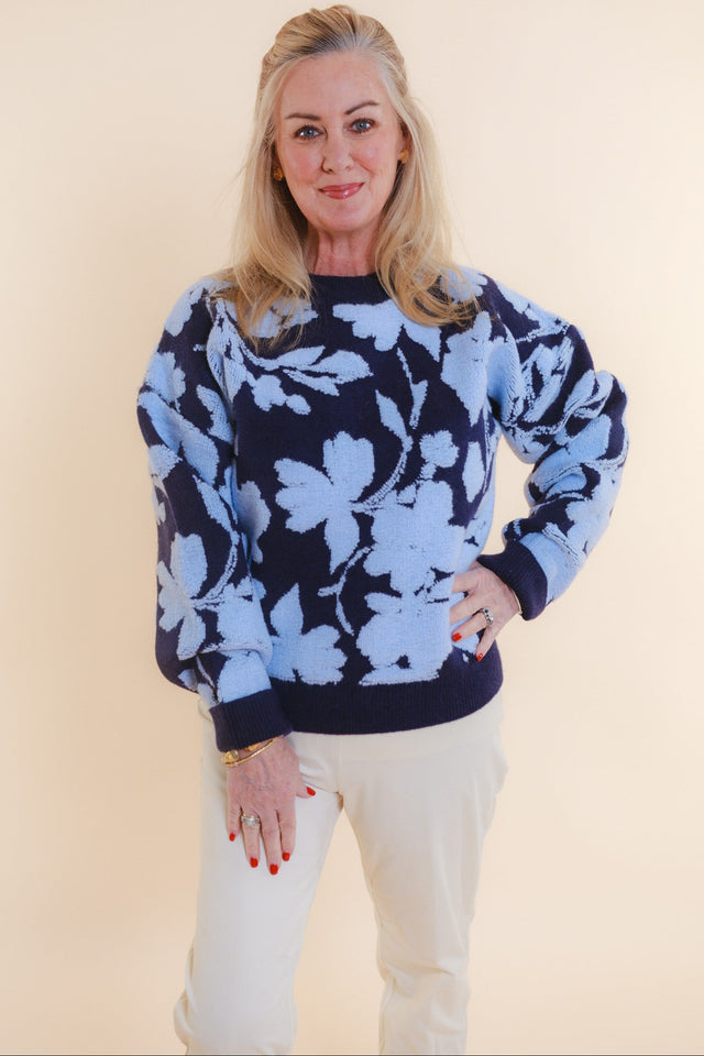English Factory | The Fuzzy Flower Sweater