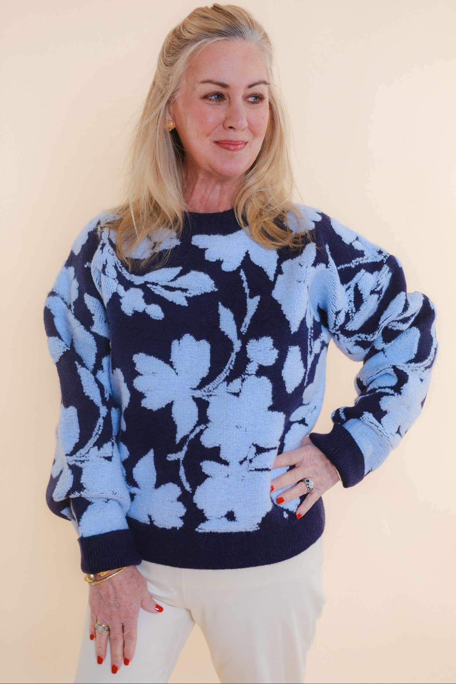 English Factory | The Fuzzy Flower Sweater