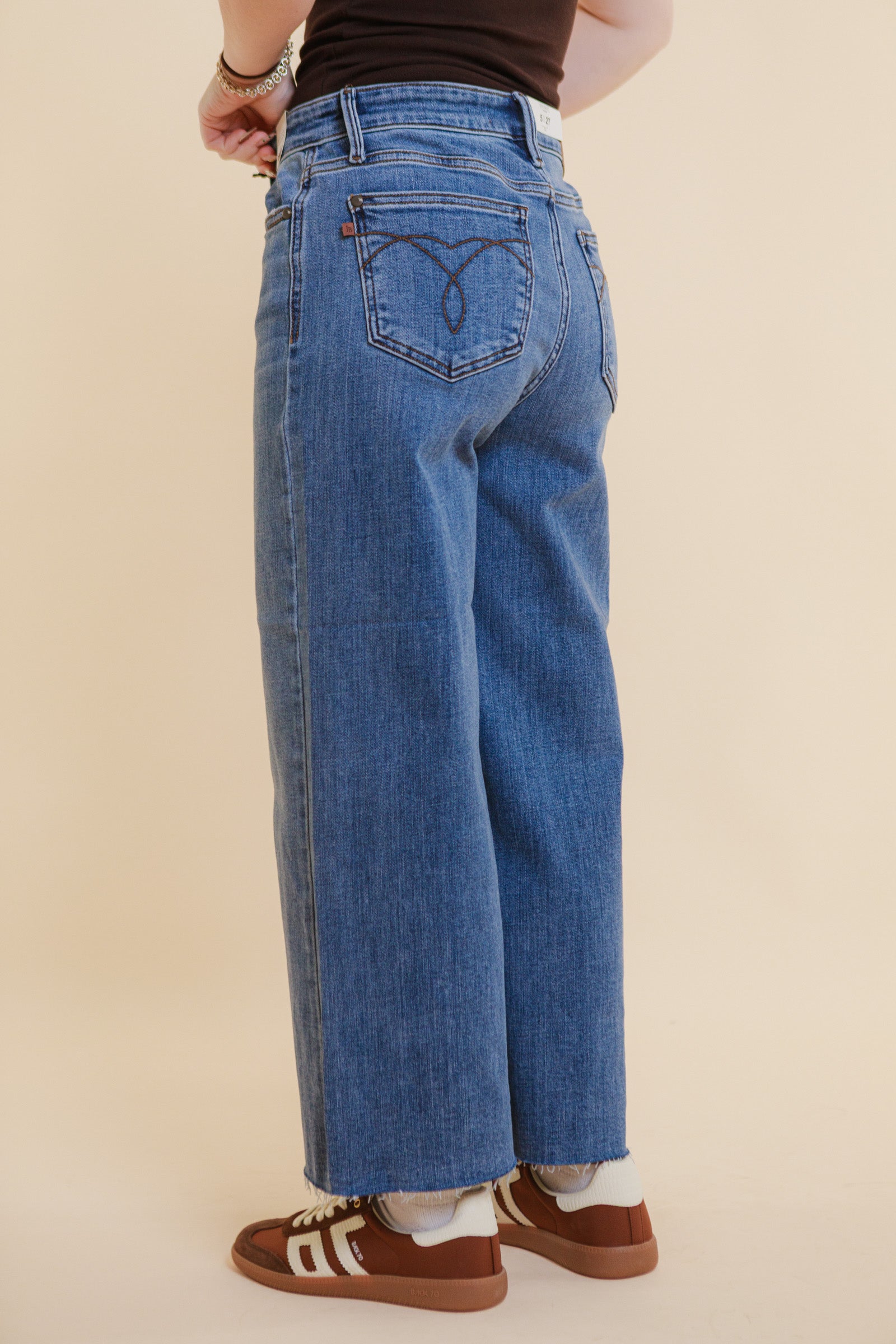 Judy Blue | High Waist Crop Classic Raw Hem