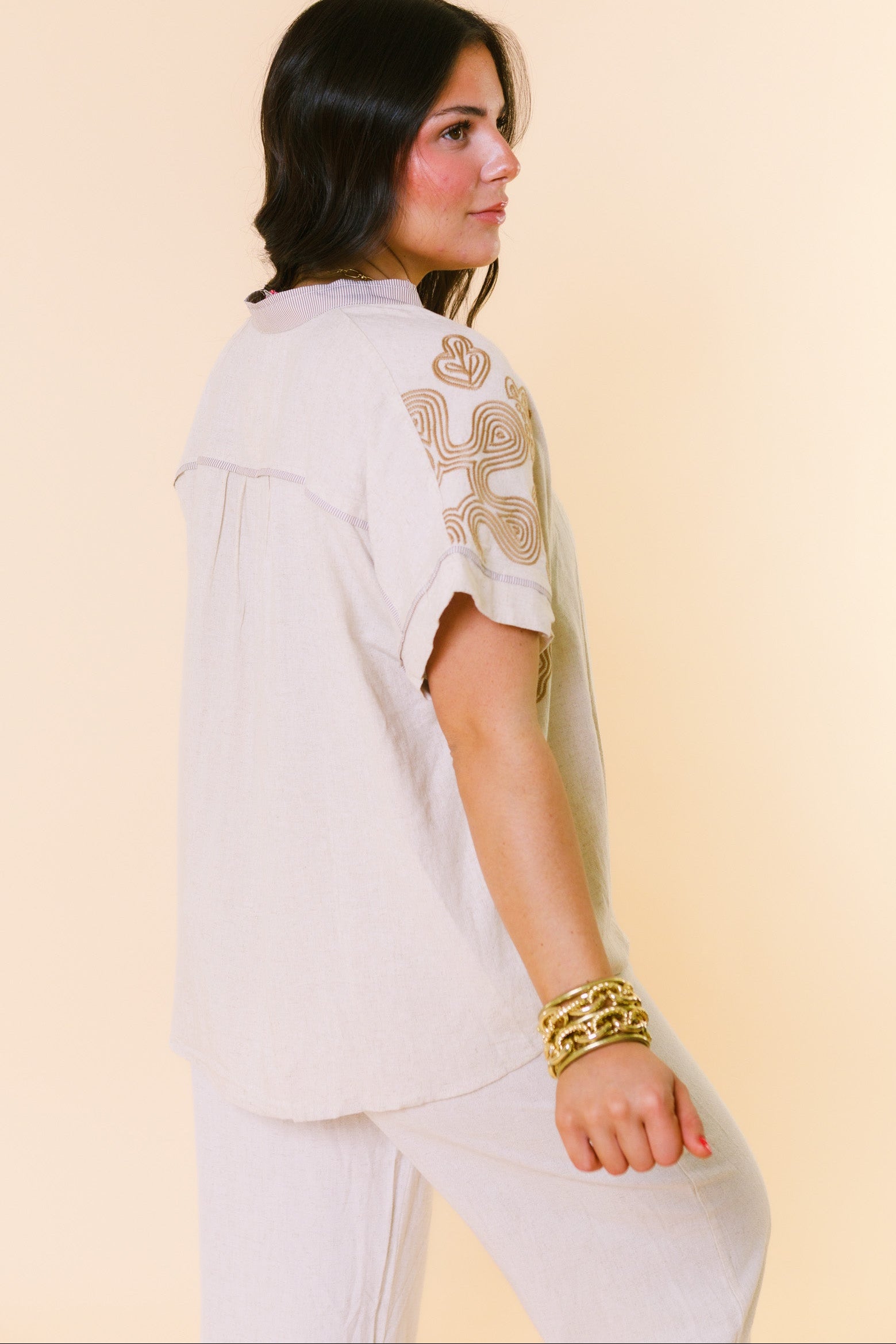 The Susan Embroidered Top
