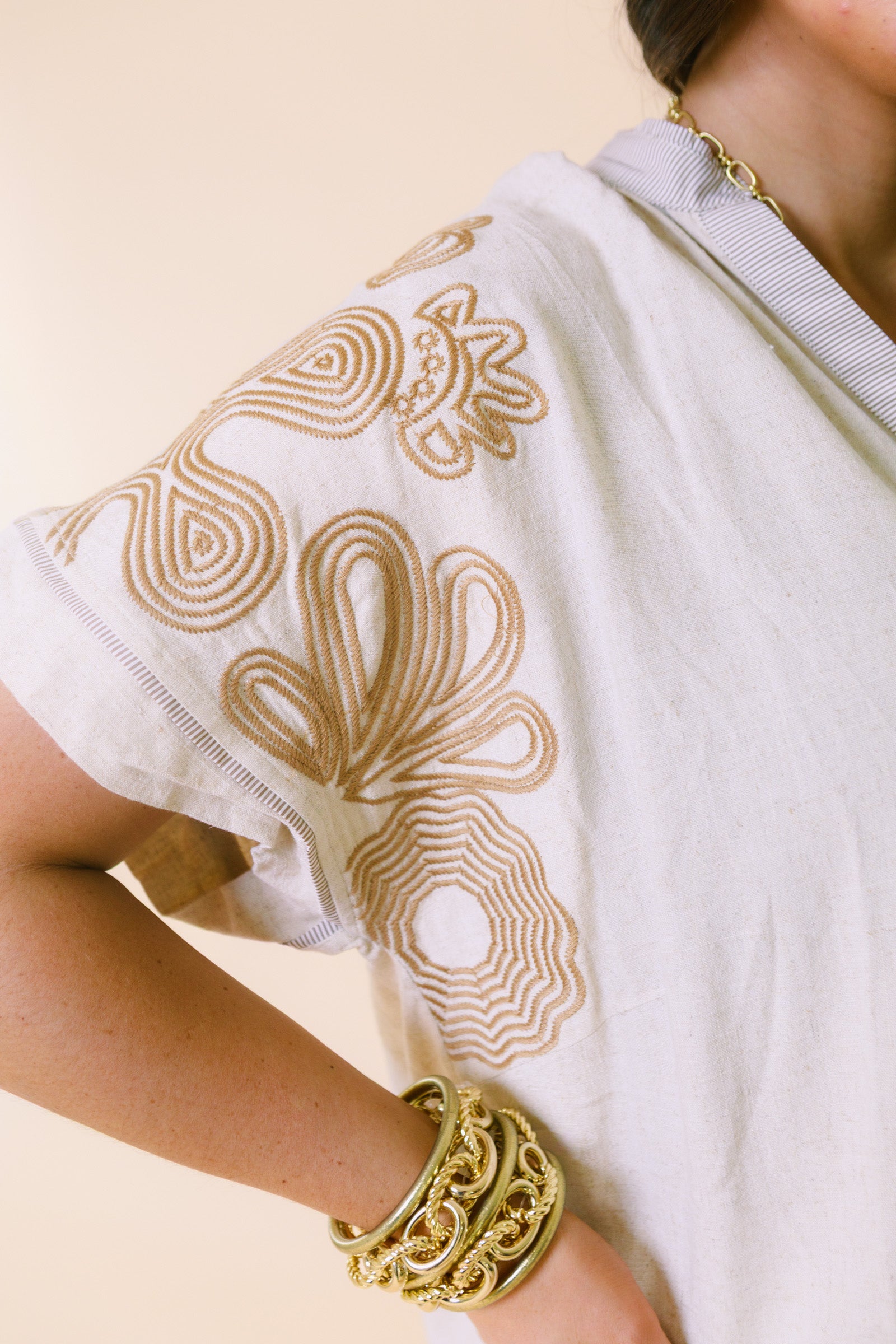 The Susan Embroidered Top