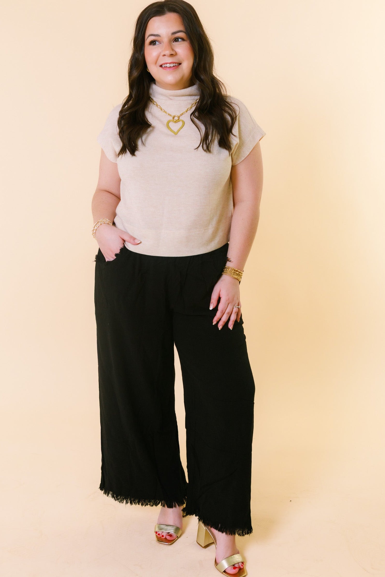 The Sandy Mock Neck Top