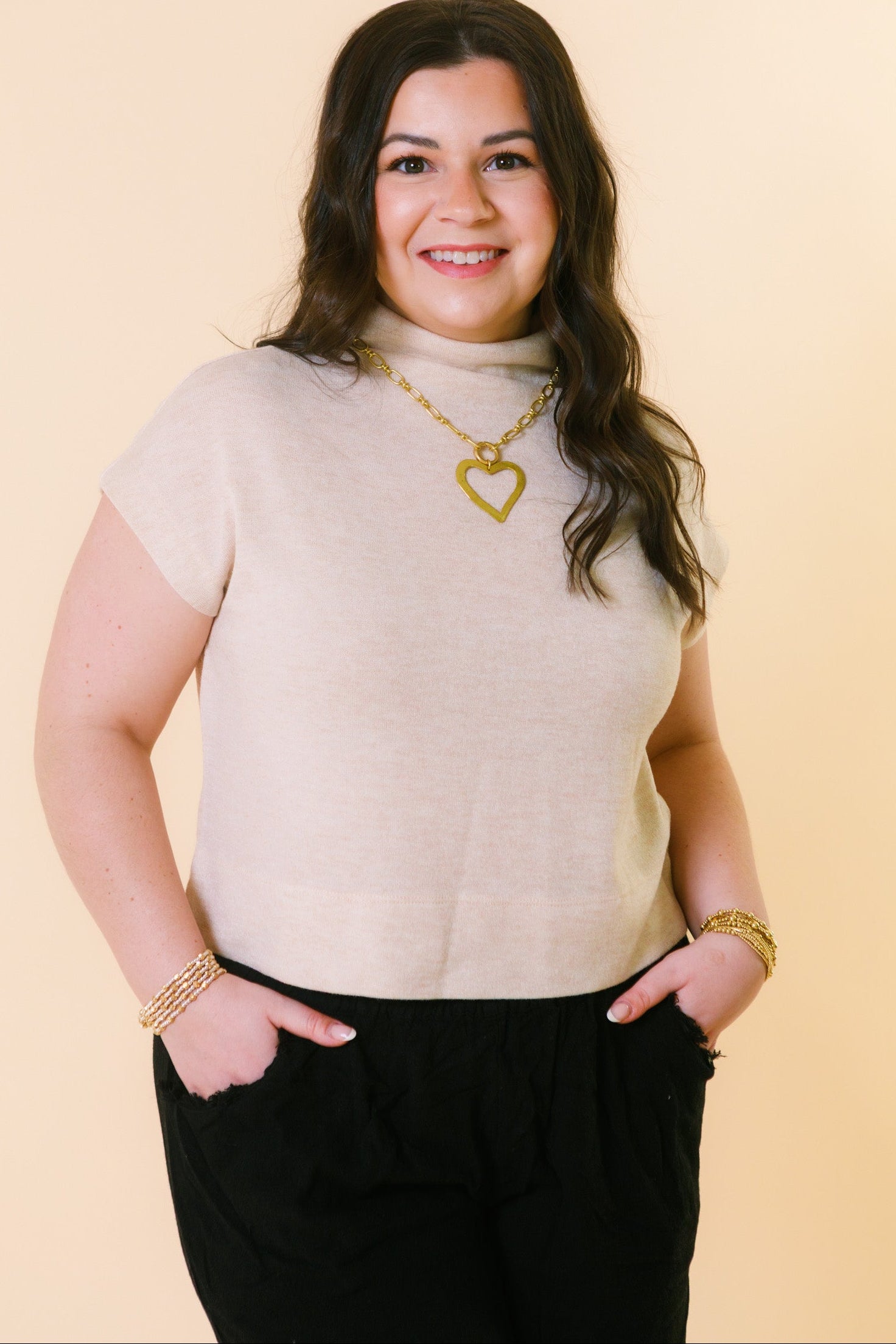 The Sandy Mock Neck Top