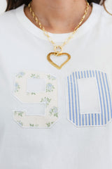 Patchwork 90's Tee