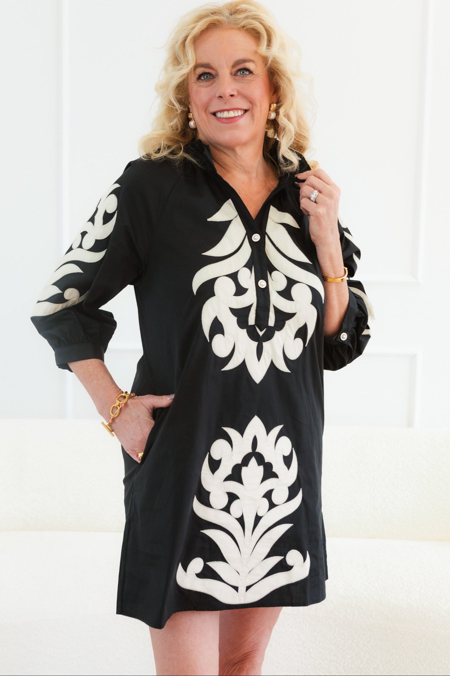 The Midnight Medallion Dress