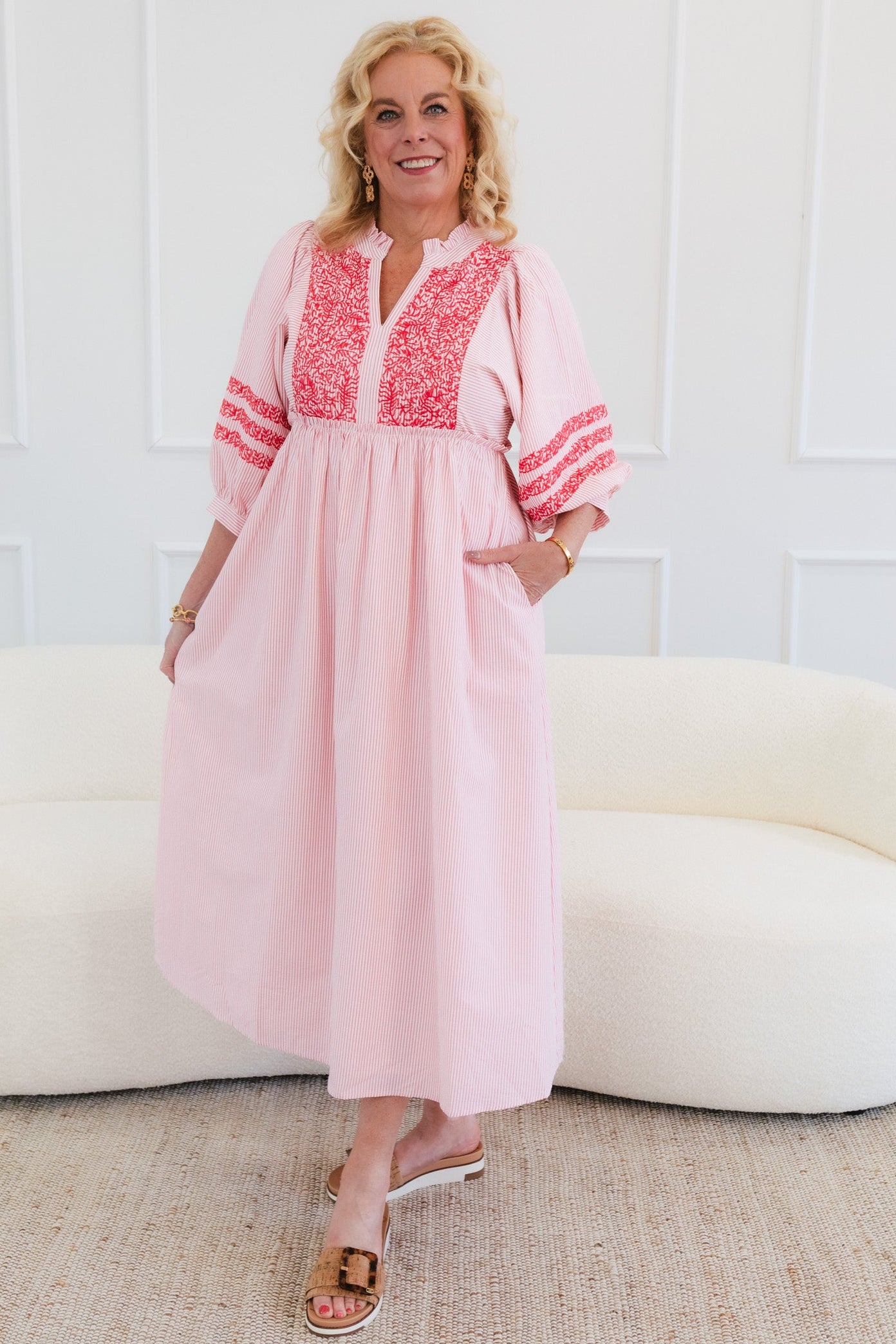 The Weekend Wow Floral Midi Dress