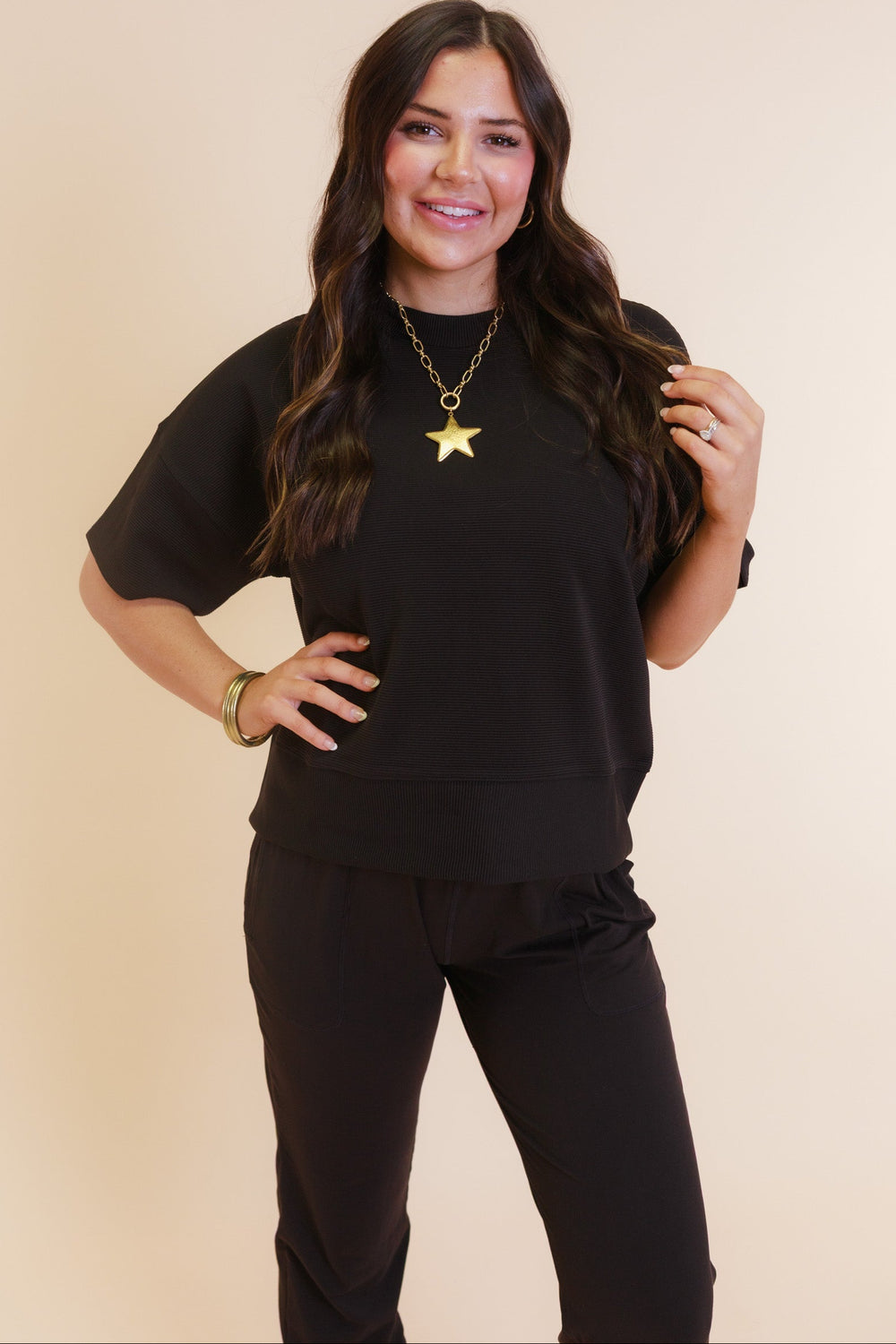 The Harmony Ribbed Tee