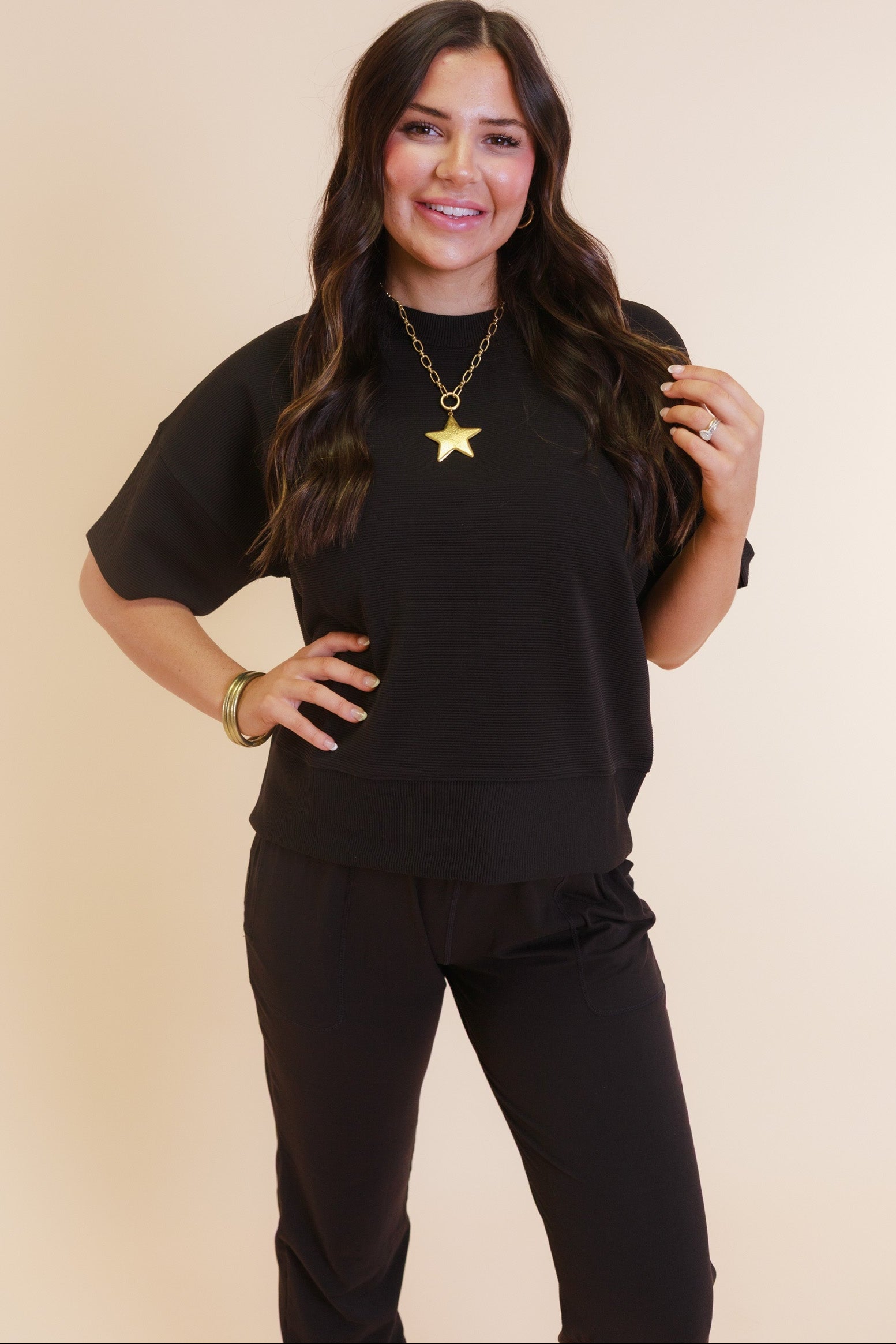 The Harmony Ribbed Tee