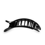 Teleties | Jet Black Large Flat Round Clip
