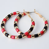 Beads Metal & Acrylic Hoops